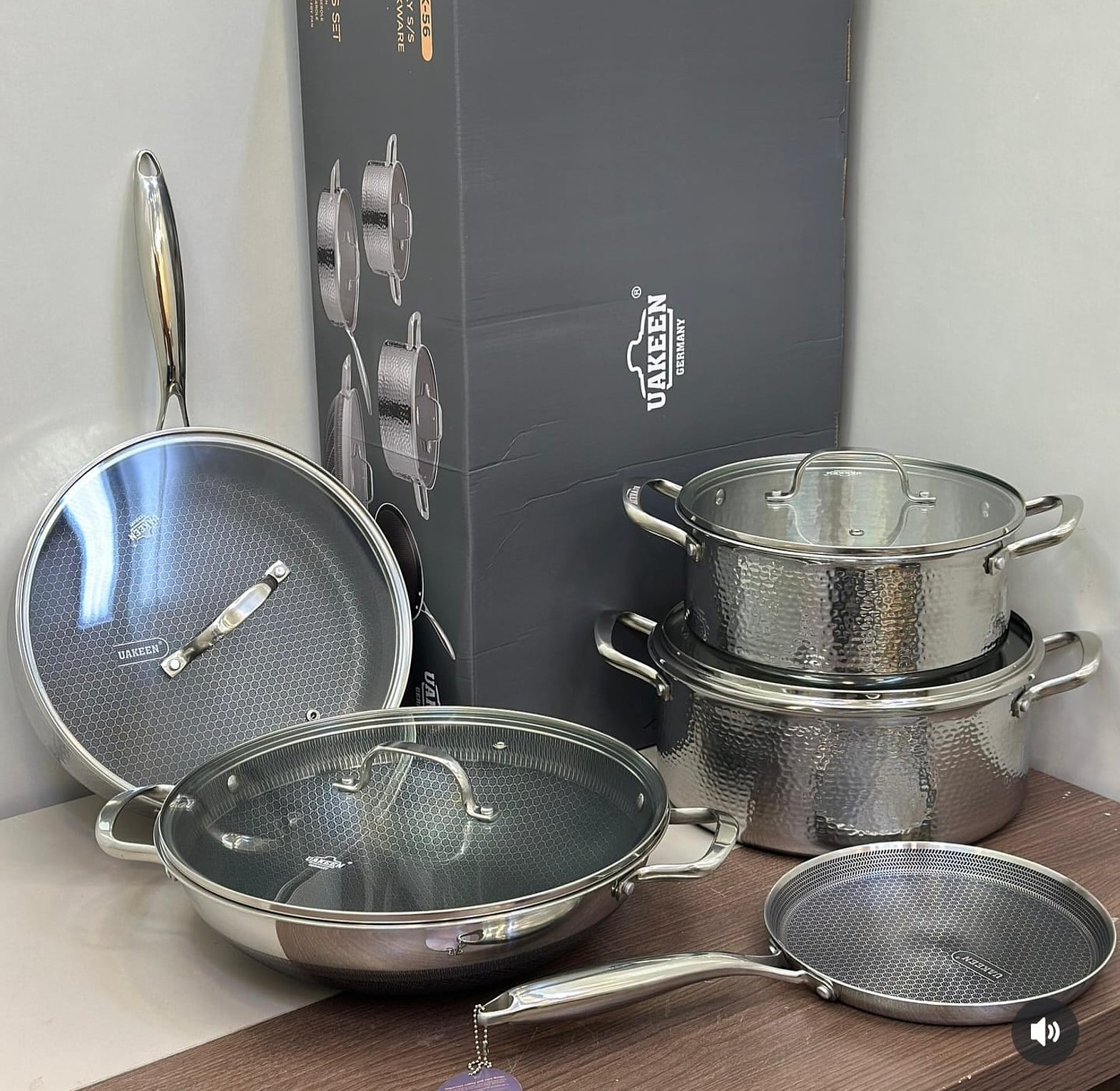 UAKEEN Germany 🇩🇪 9PCS Cookware Set (VK 56) image