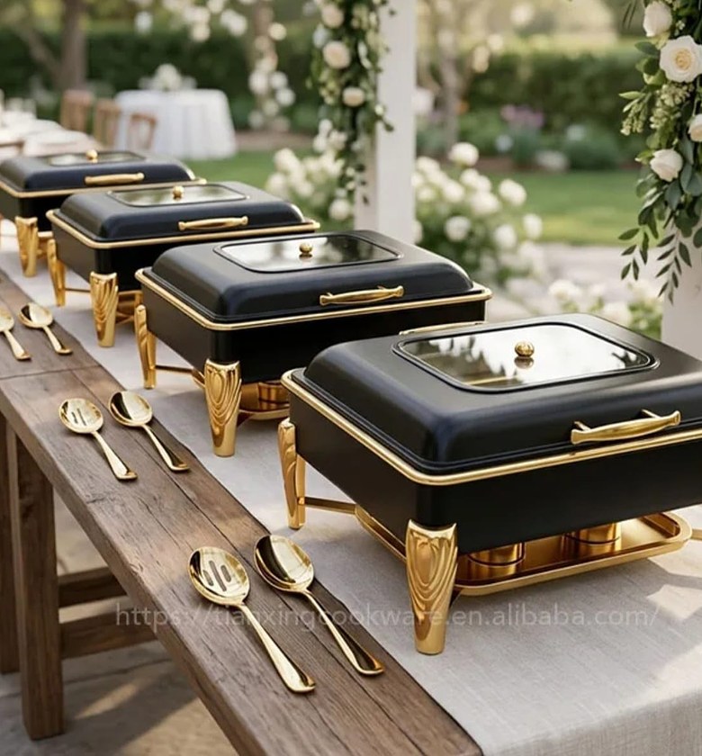  9L  Hydraulic Stainless Steel Chafing Dish image