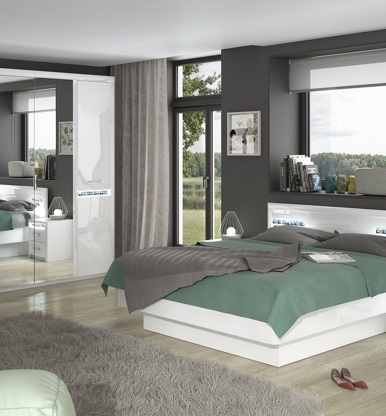BED 180X200 CM WITH LIGHT image