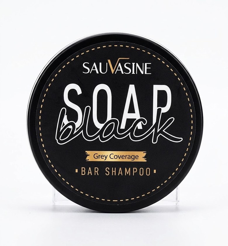 Sauvasine black soap grey coverage image