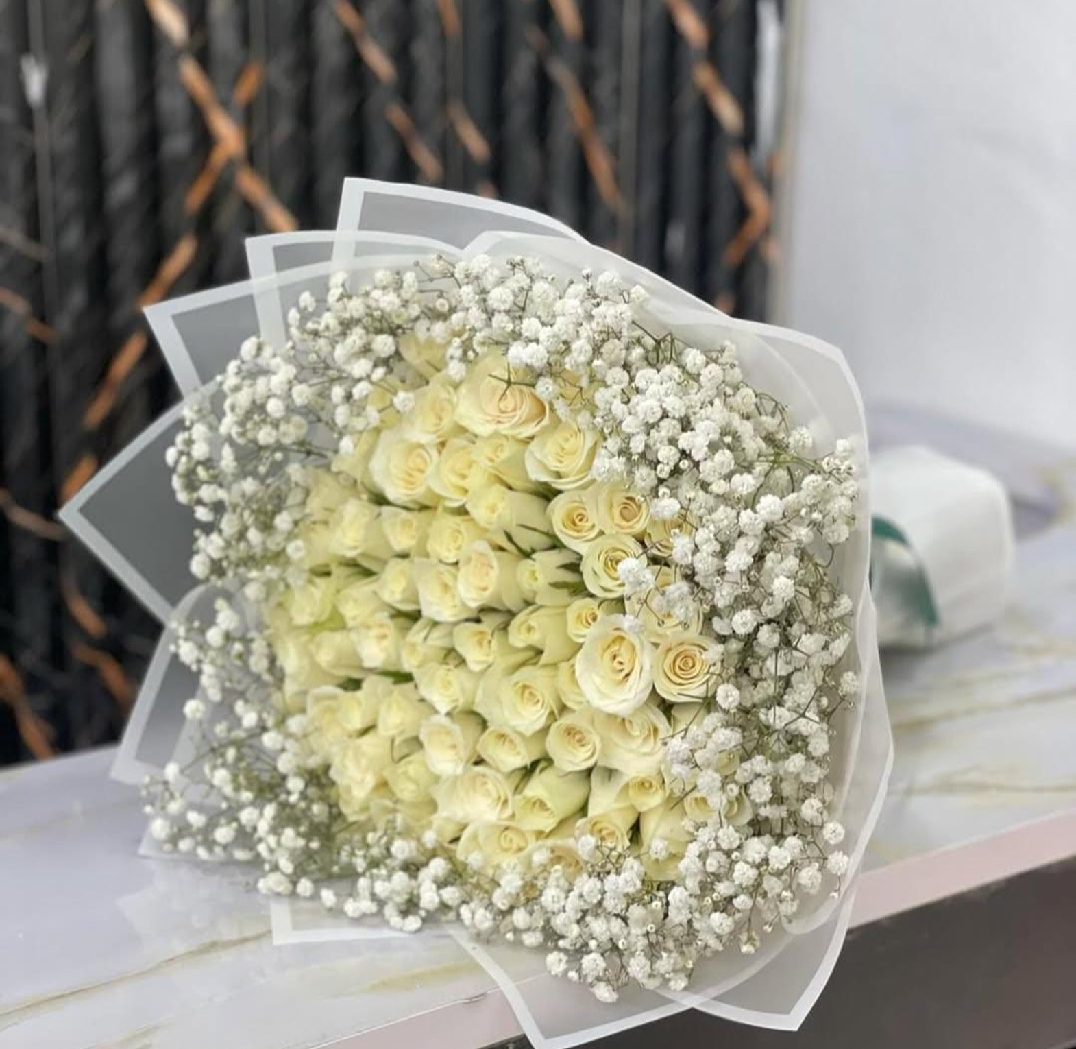 Premium White Bouquet  image