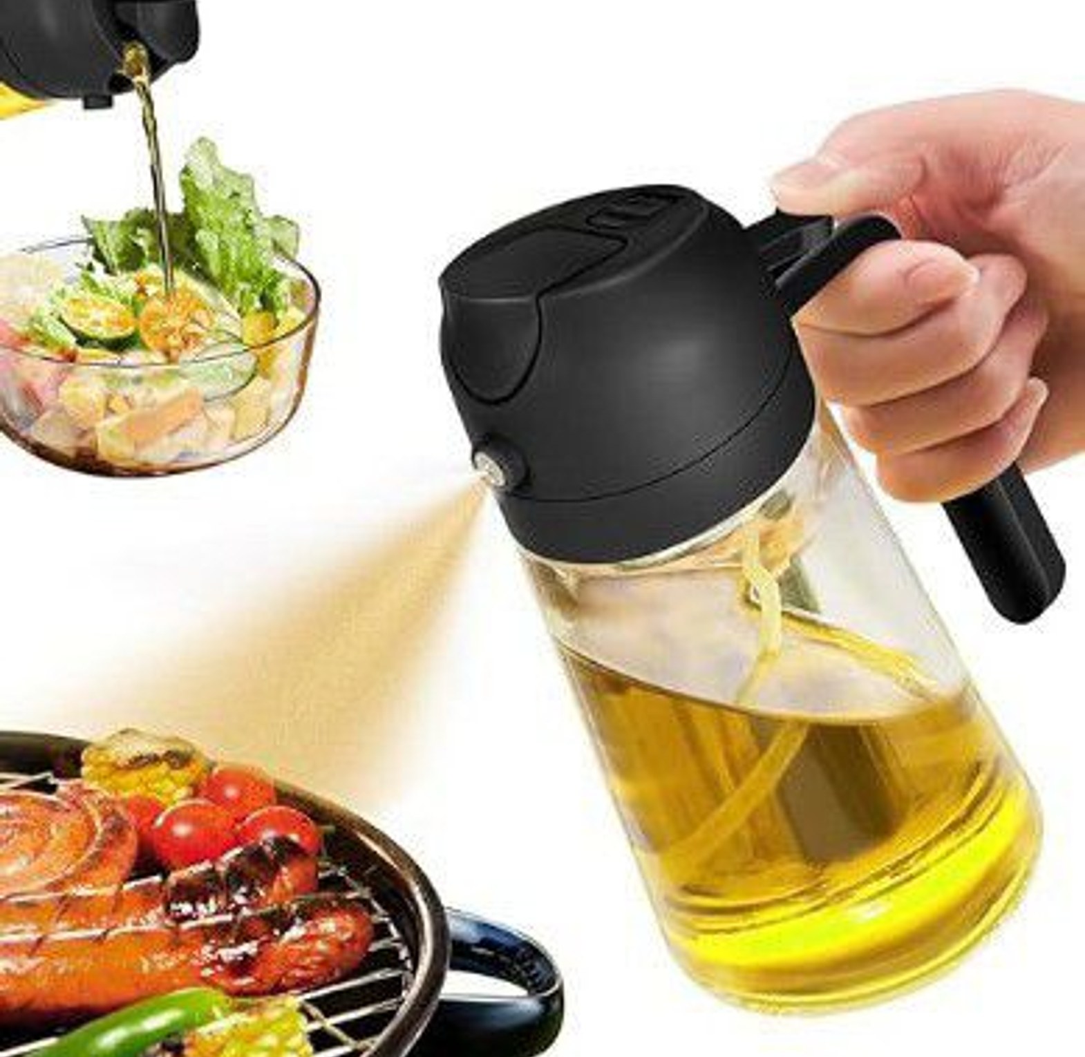 2 in 1 Oil / vinegar Sprayer ( both pour and spray ) image