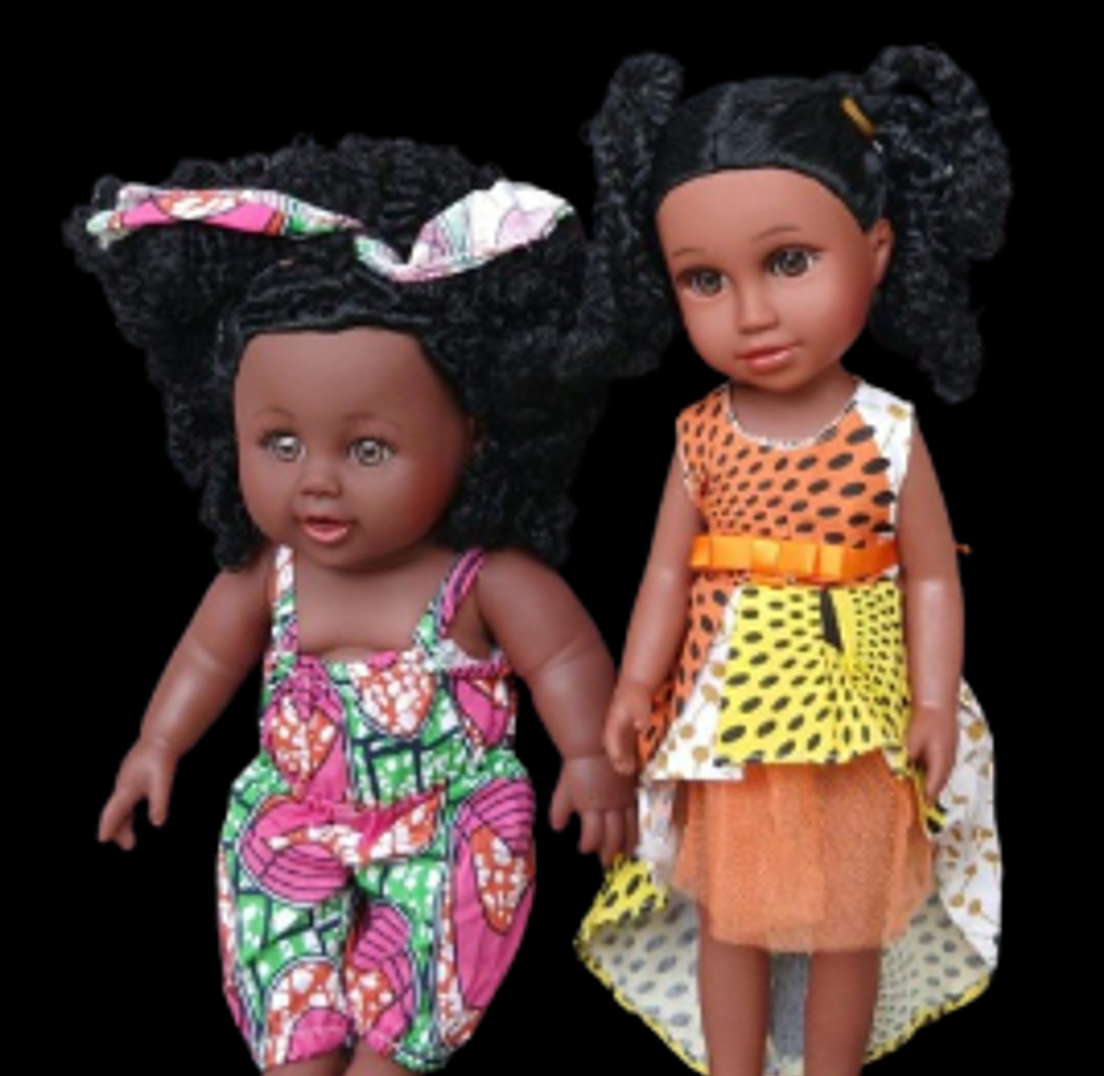 African Big Size Black Doll Size 30cm / Toy Doll /  image