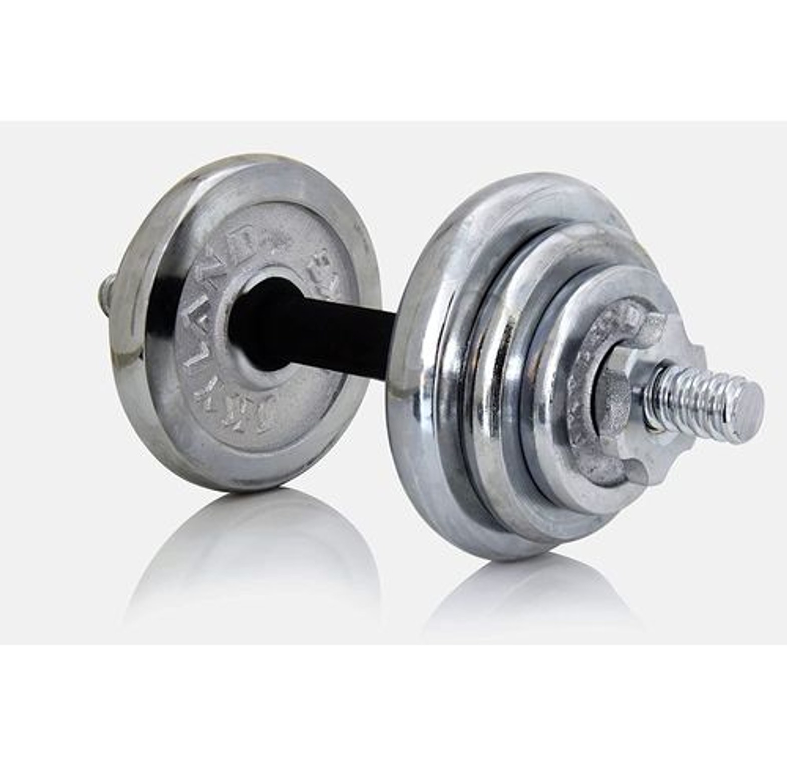 15KG ADJUSTABLE CHROME PLATED DUMBELL WEIGHT SET image