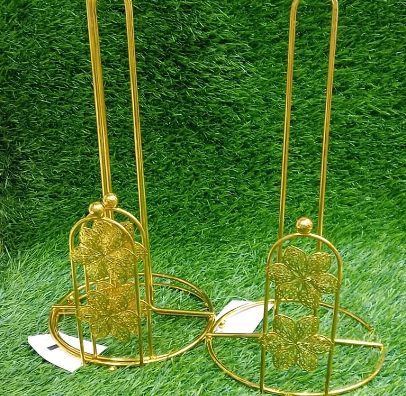 Stainless Steel Serviette Roll Holder-gold image