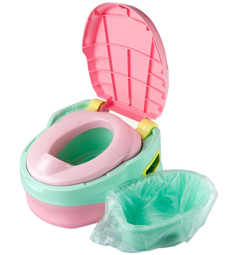 10pc Disposable Potty Bags, Refill Liners for Portable Potty image