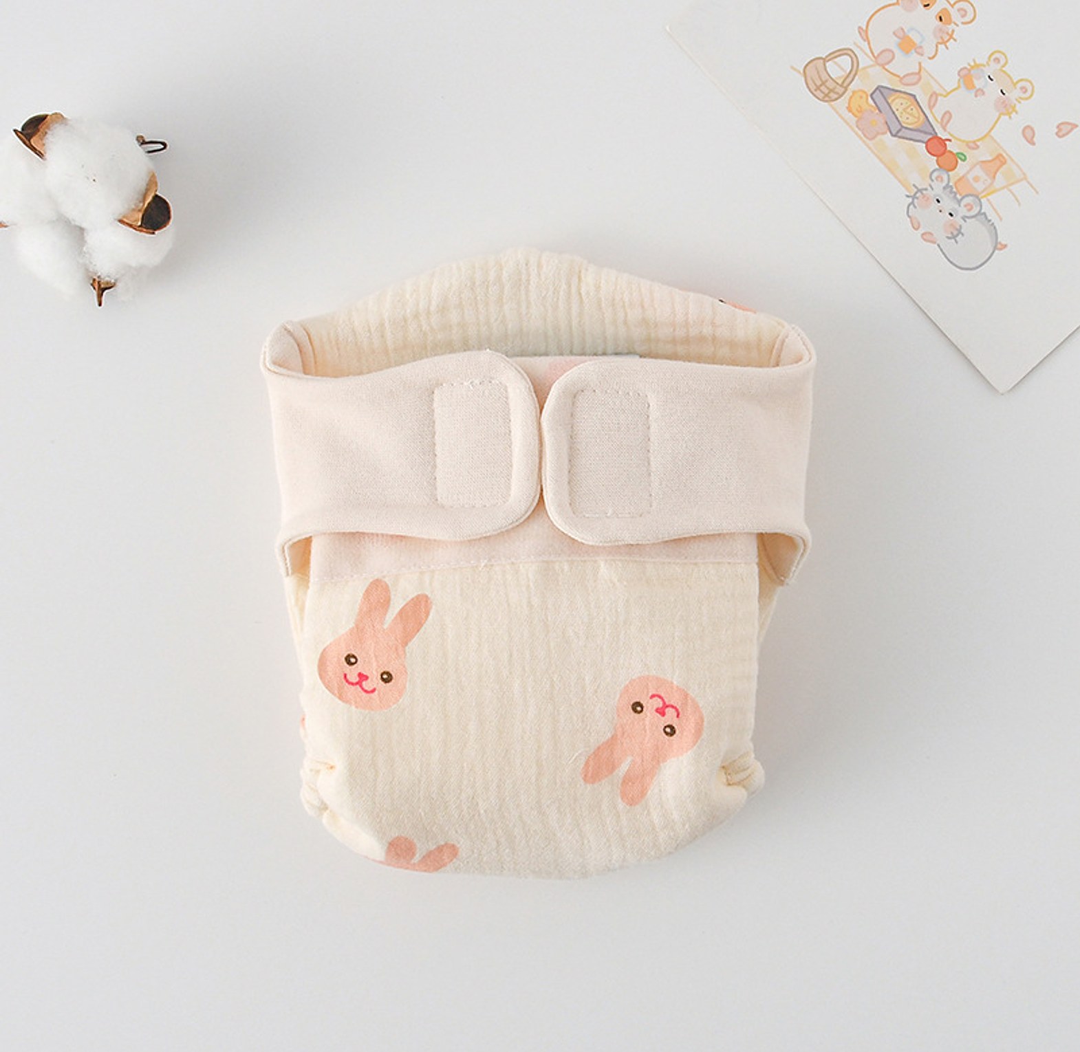 Reusable Muslin Cloth Diapers image