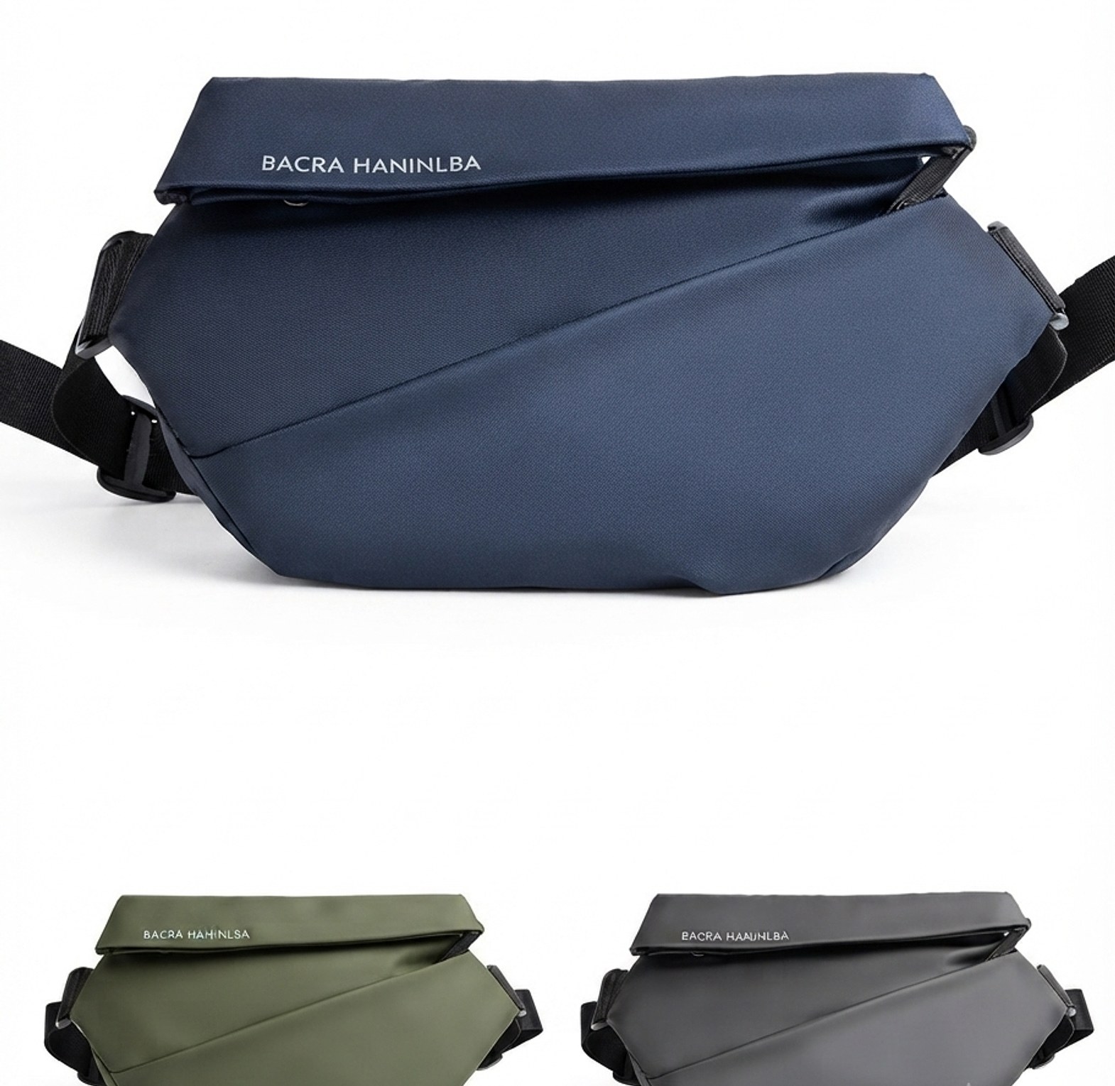 Minimalist Waterproof Chest Sling Bag | Anti-Theft Crossbody Tech Pouch for Men & Women image
