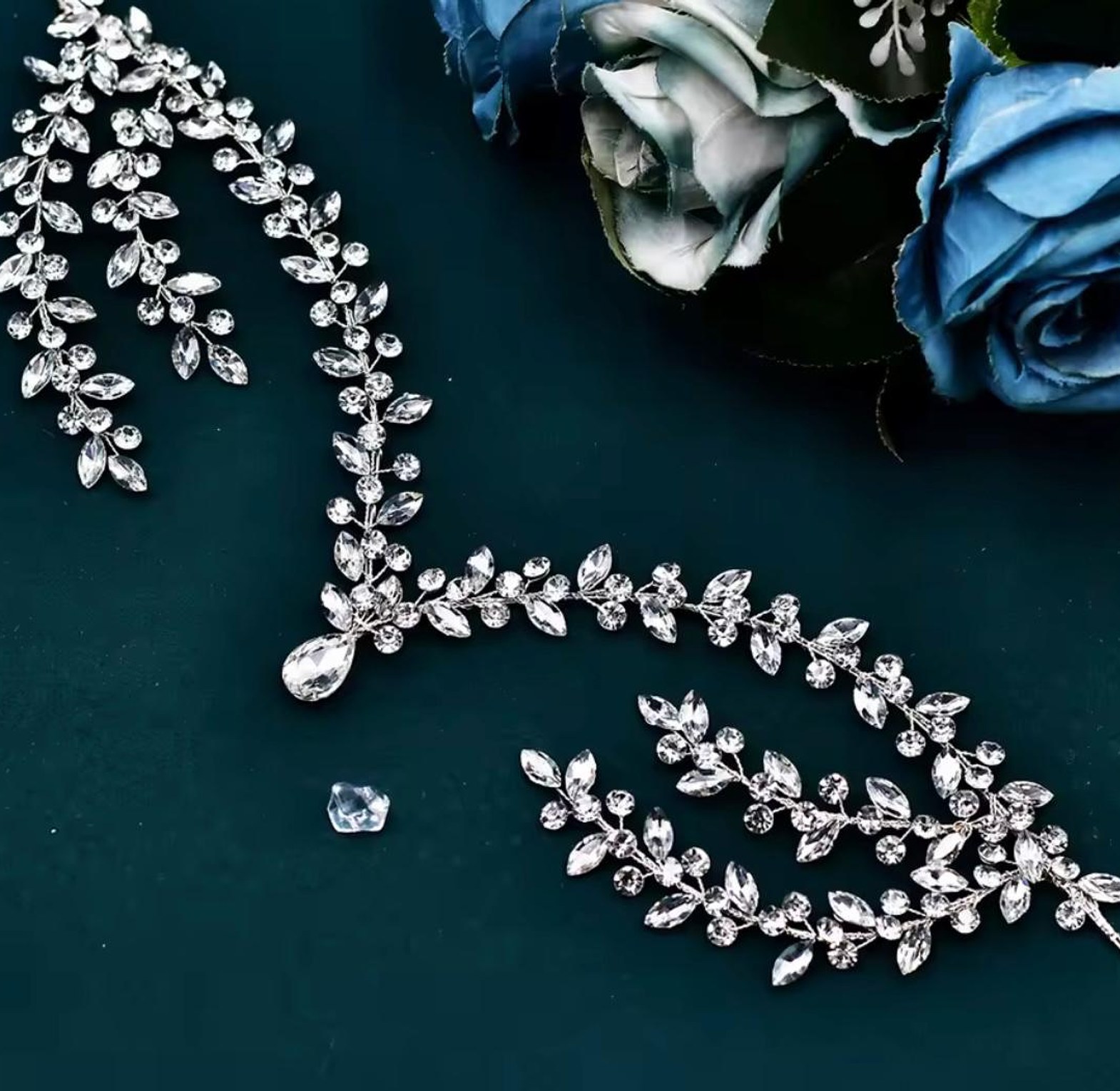 Arboreal Crystal Bridal Forehead Vine image