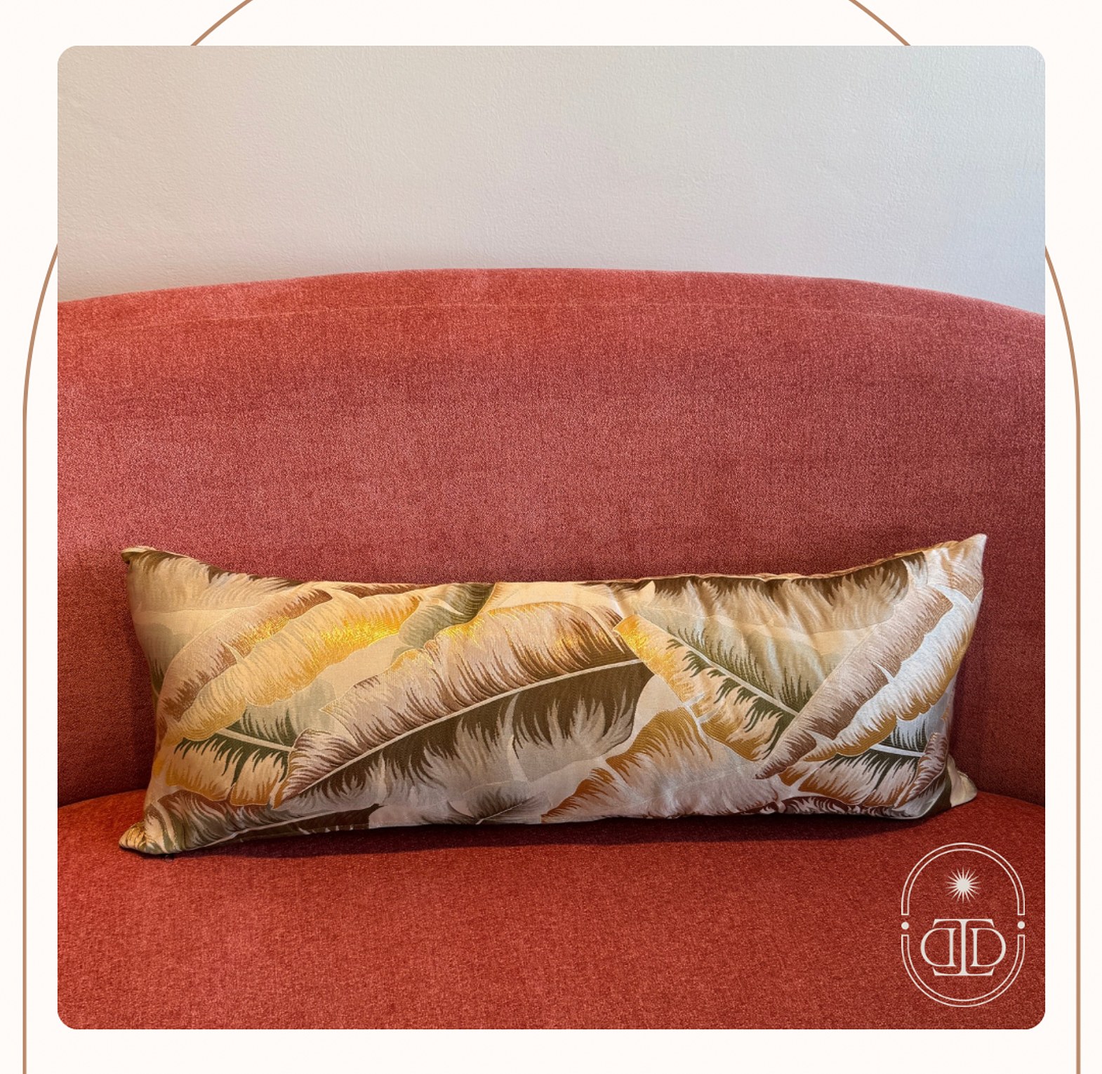 Tropical Lumbar cushion cover. image