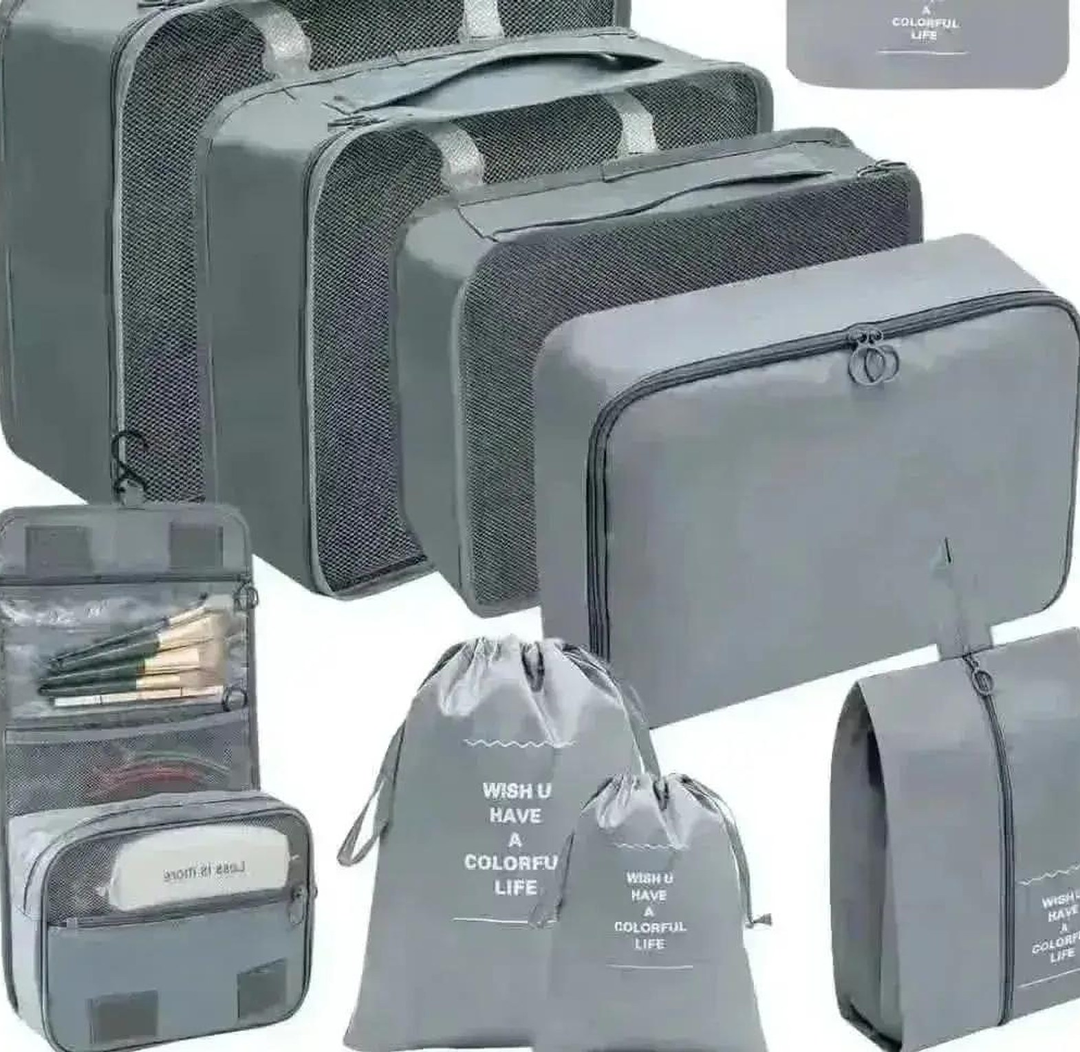 9pcs Luggage Travel Organizers For Suitcase image