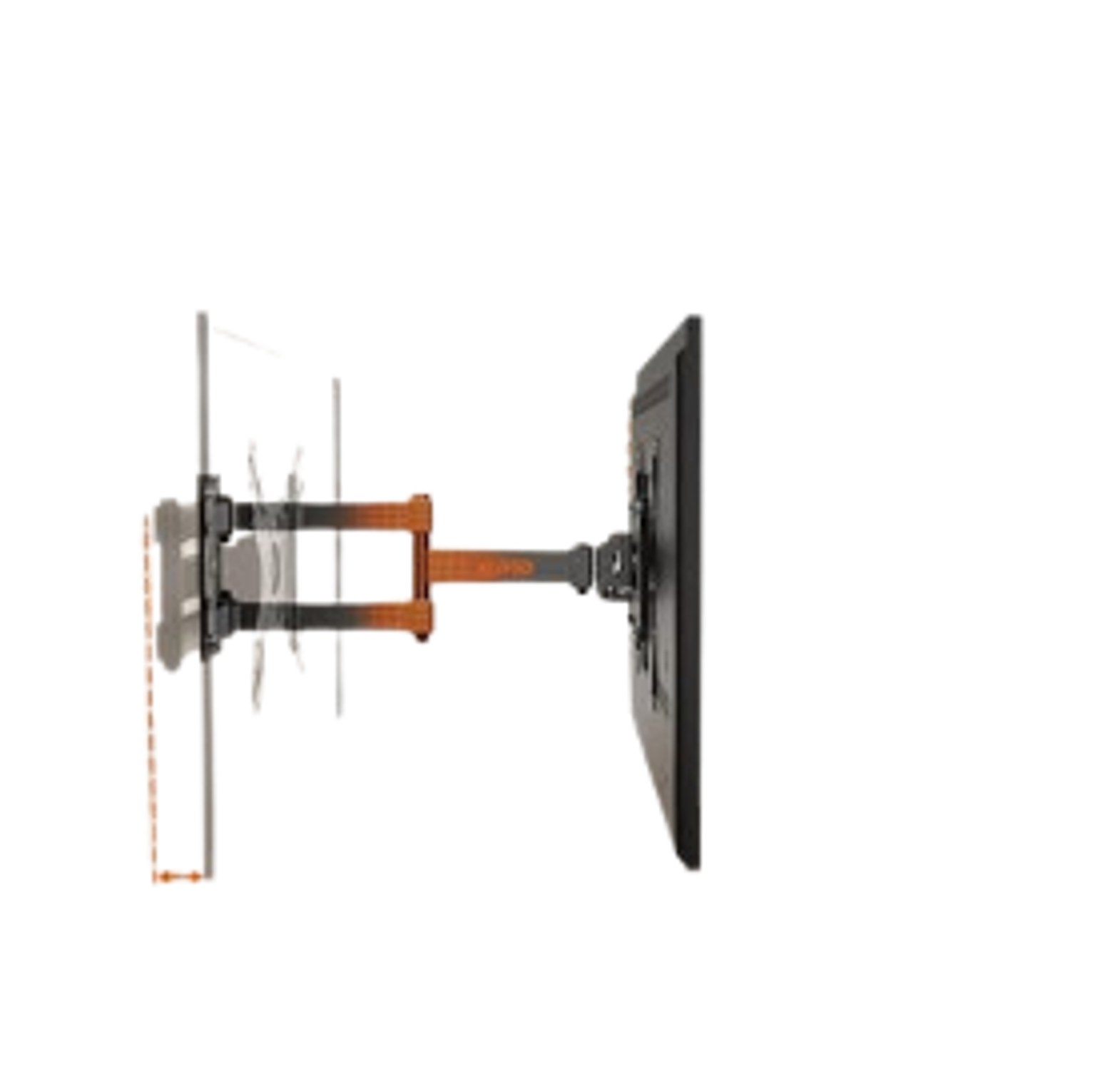 TV MOUNT. Full-Motion TV wall mount For Size 14inch To 42inch TV image