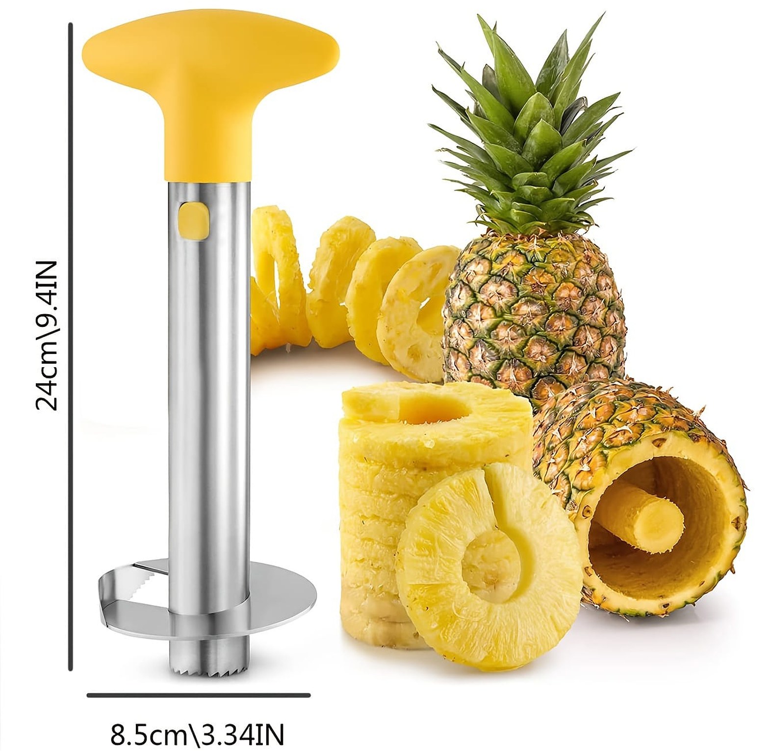 Stainless Steel Pineapple Corer & Slicer image