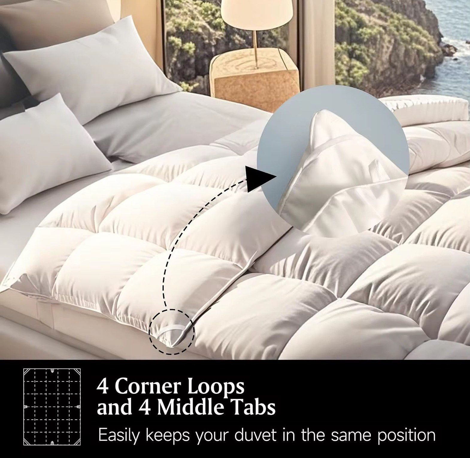 White Goose Cotton Premium Fluffy Duvet image
