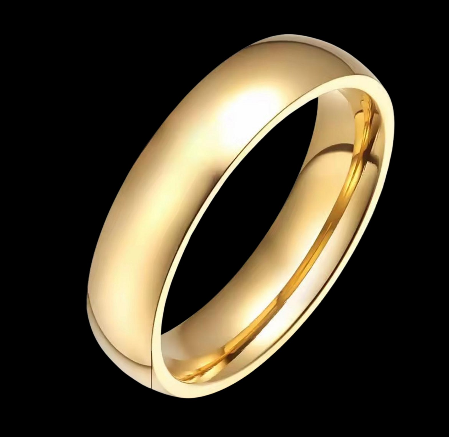 The Classic Soitaire Gold Band Set image