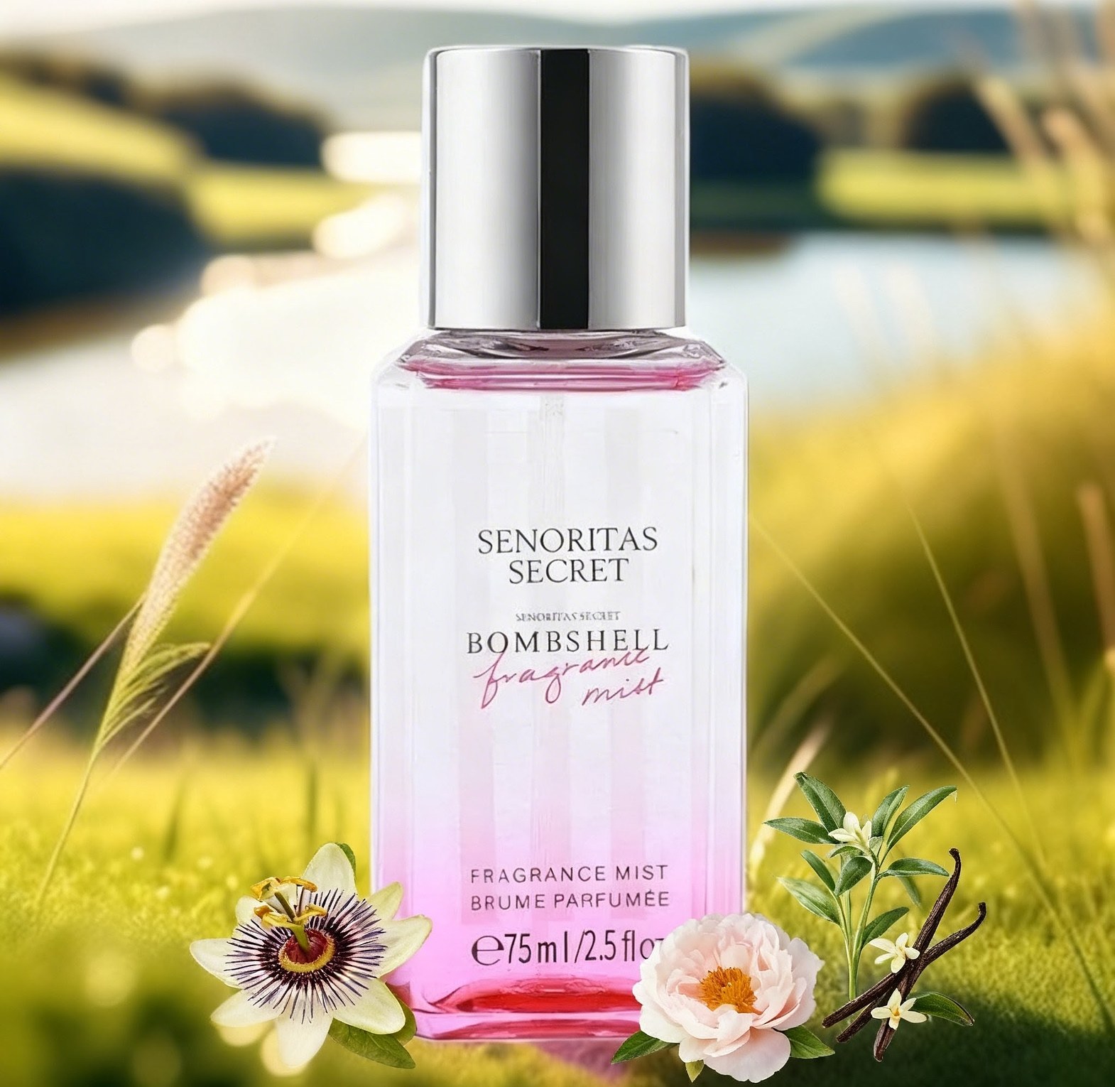 Senoritas Secret Bombshell Perfume Gift Set with 100ml Fragrance Lotion & 75ml Perfume.  image