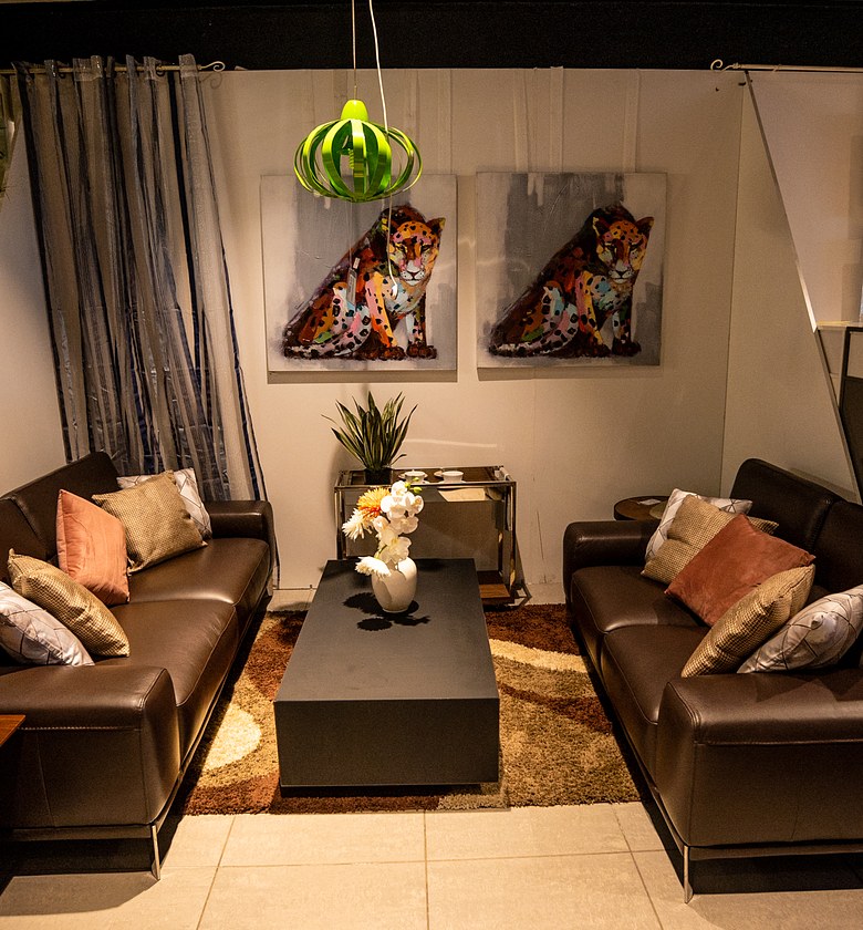 SOFA SET 3+2 LEATHER & SP image