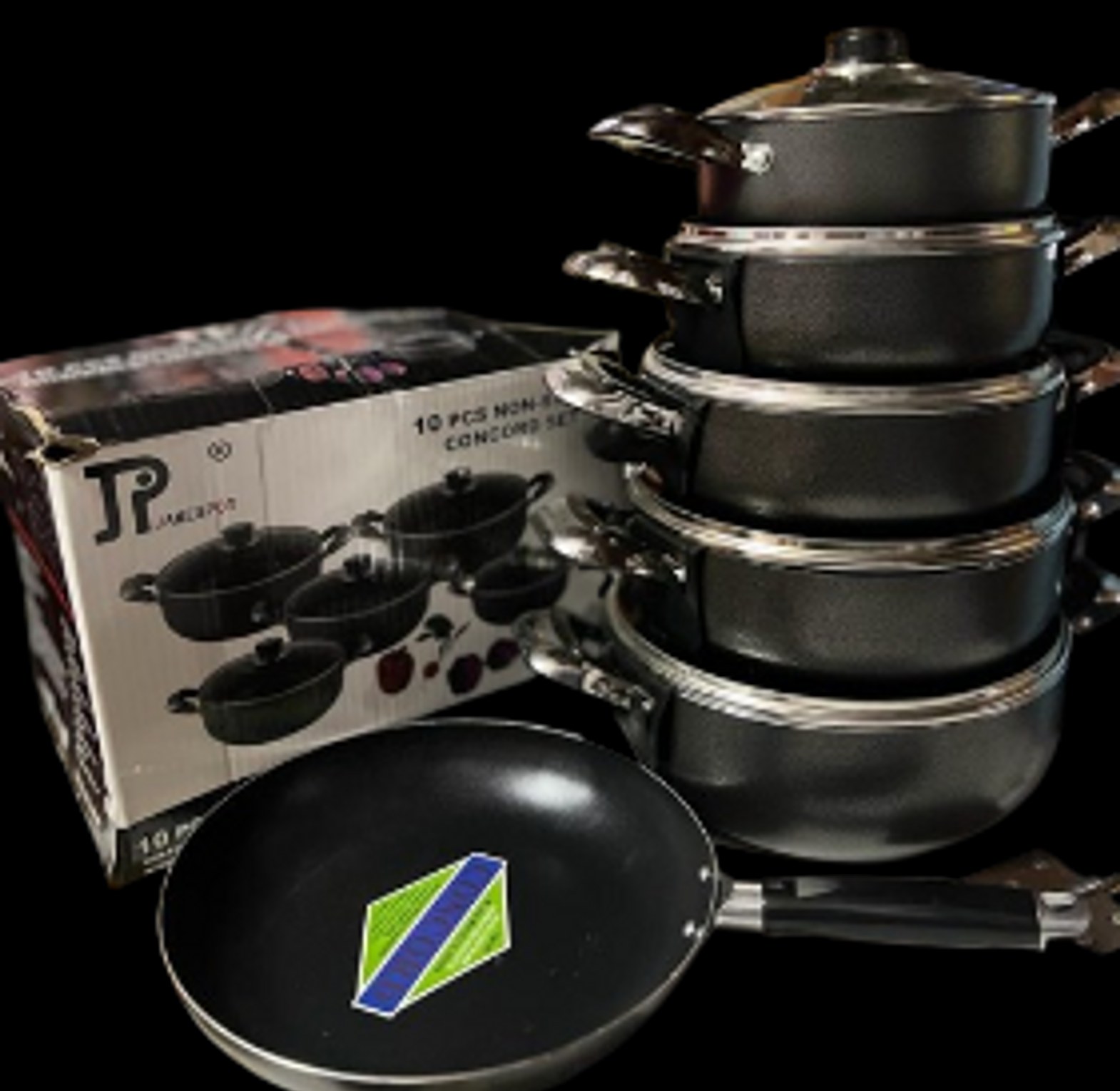 JP 11 Pcs Nonstick Cookware Set  image