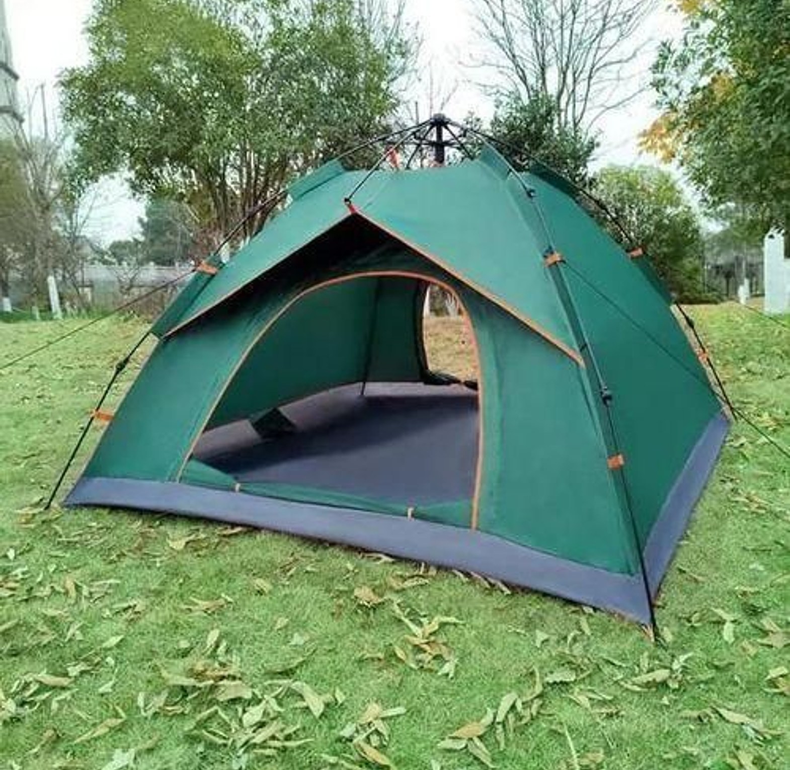 Camping Tent. 1-2 People Automatic Camping Tent image