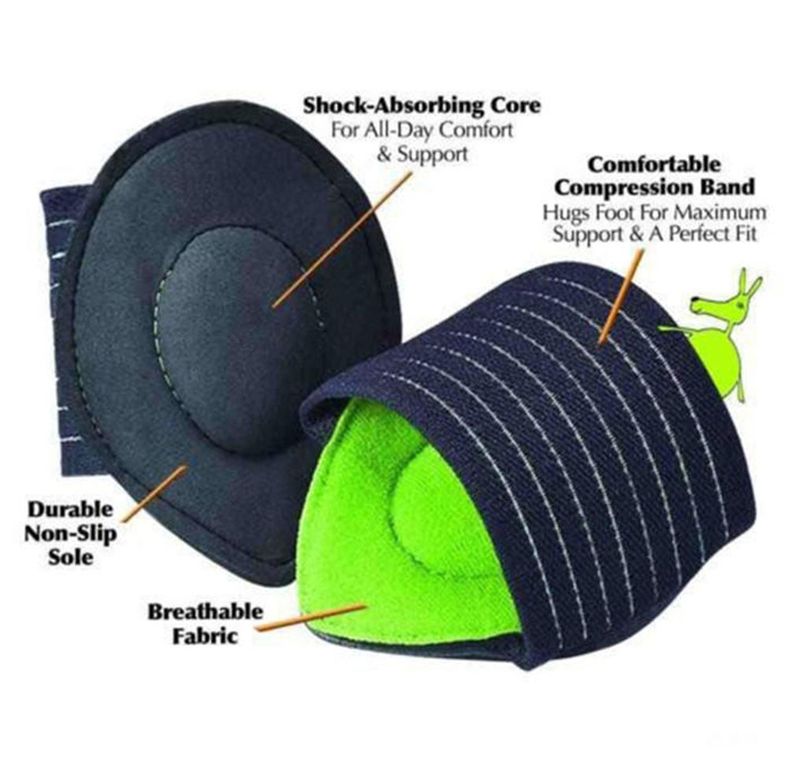 Pair of Plantar Fix, Flat Foot Corrector image