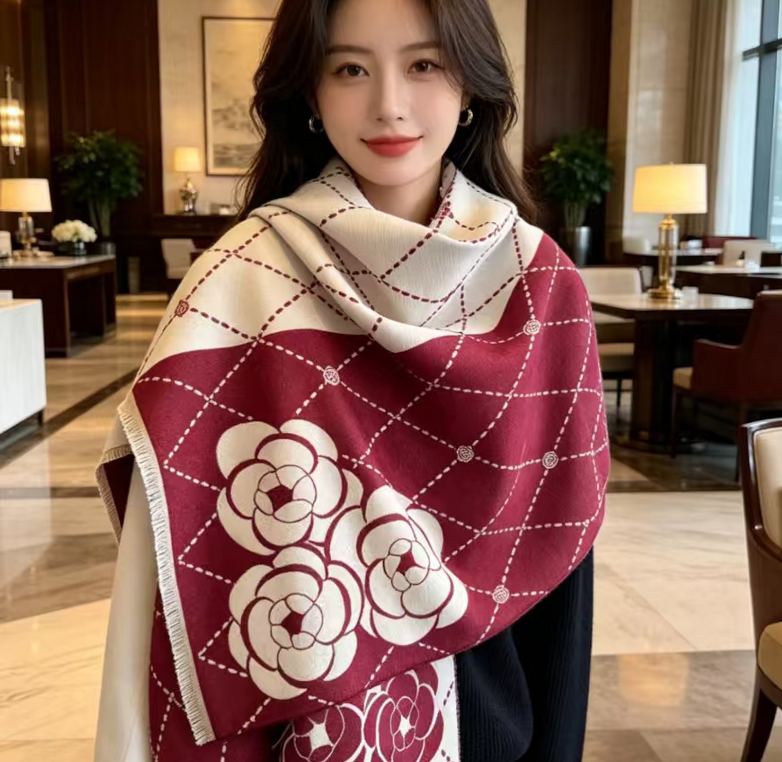 Cashmere scarves image