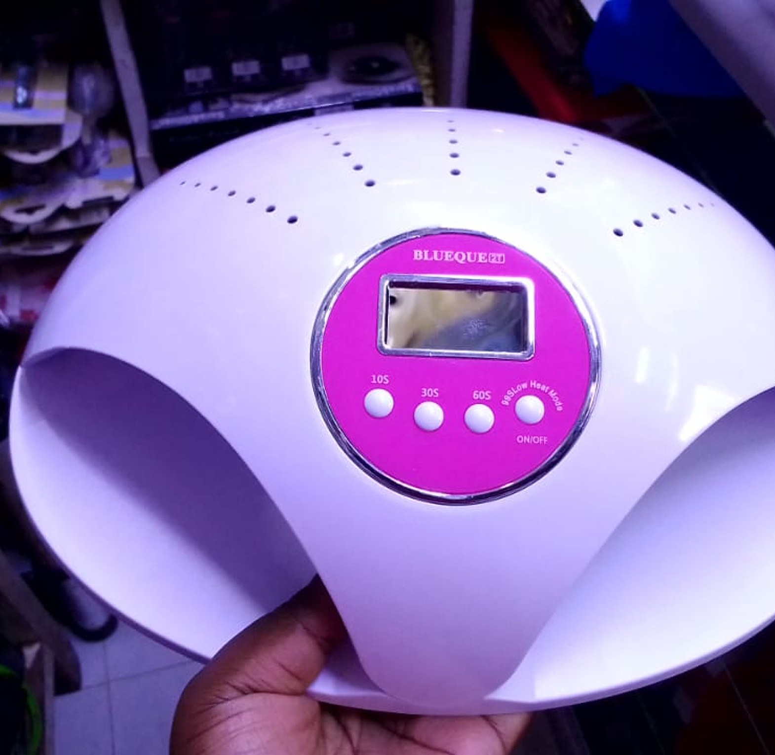 Nail Dryer. BLUEQUE UV/LED Nail Lamp image