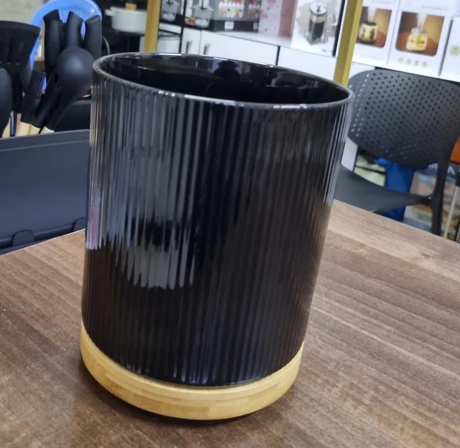 Ceramic spoon holder image