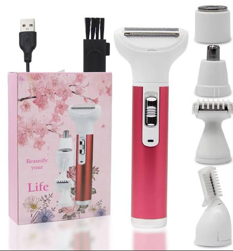 5 in 1 Ladies Electric Shaver, Painless Hair Remover and Eyebrow Trimmer  image