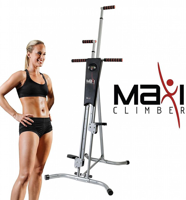 Max Climber Total Body Vertical Workout Machine Foldable Home Gym Fitness Equipment for Full Body Cardio and Strength Training Adjustable Height  image