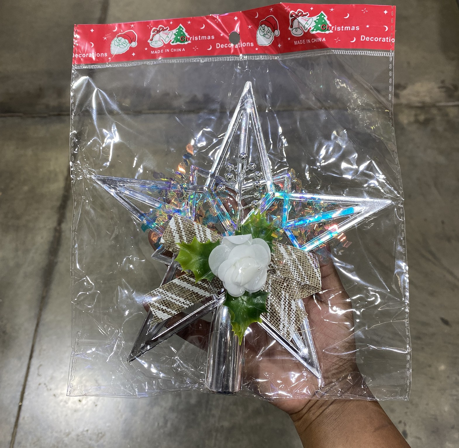 Christmas star pendant decor  image