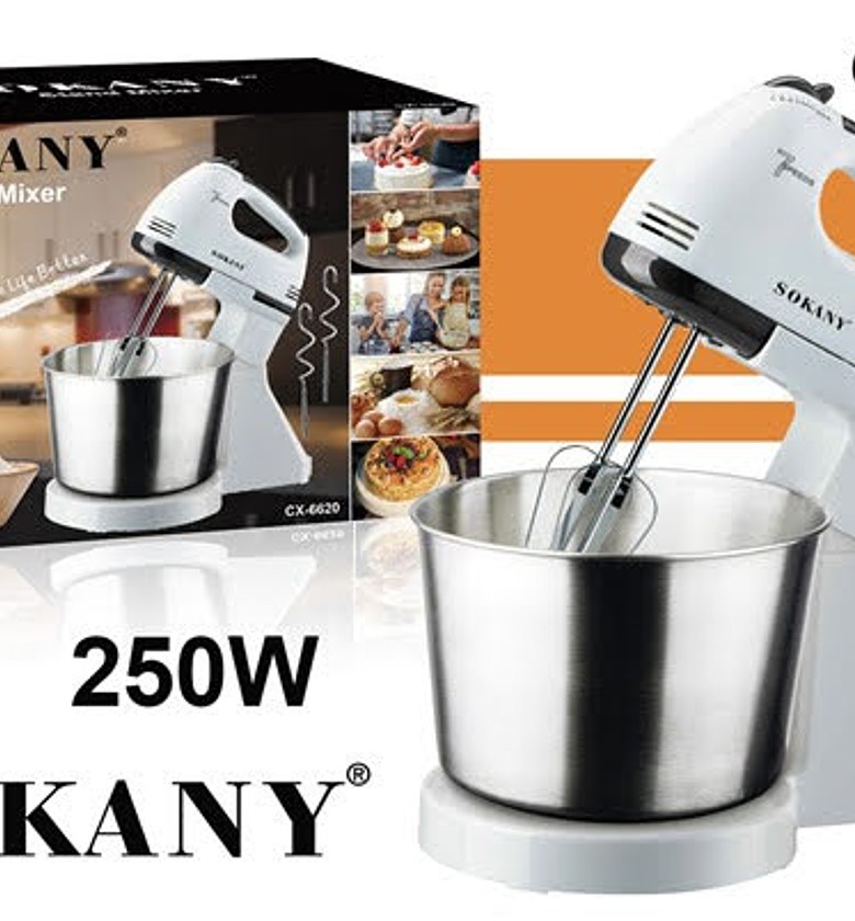 Sokany Kitchen Electric Hand Mixer With A 2Litres Bowl image