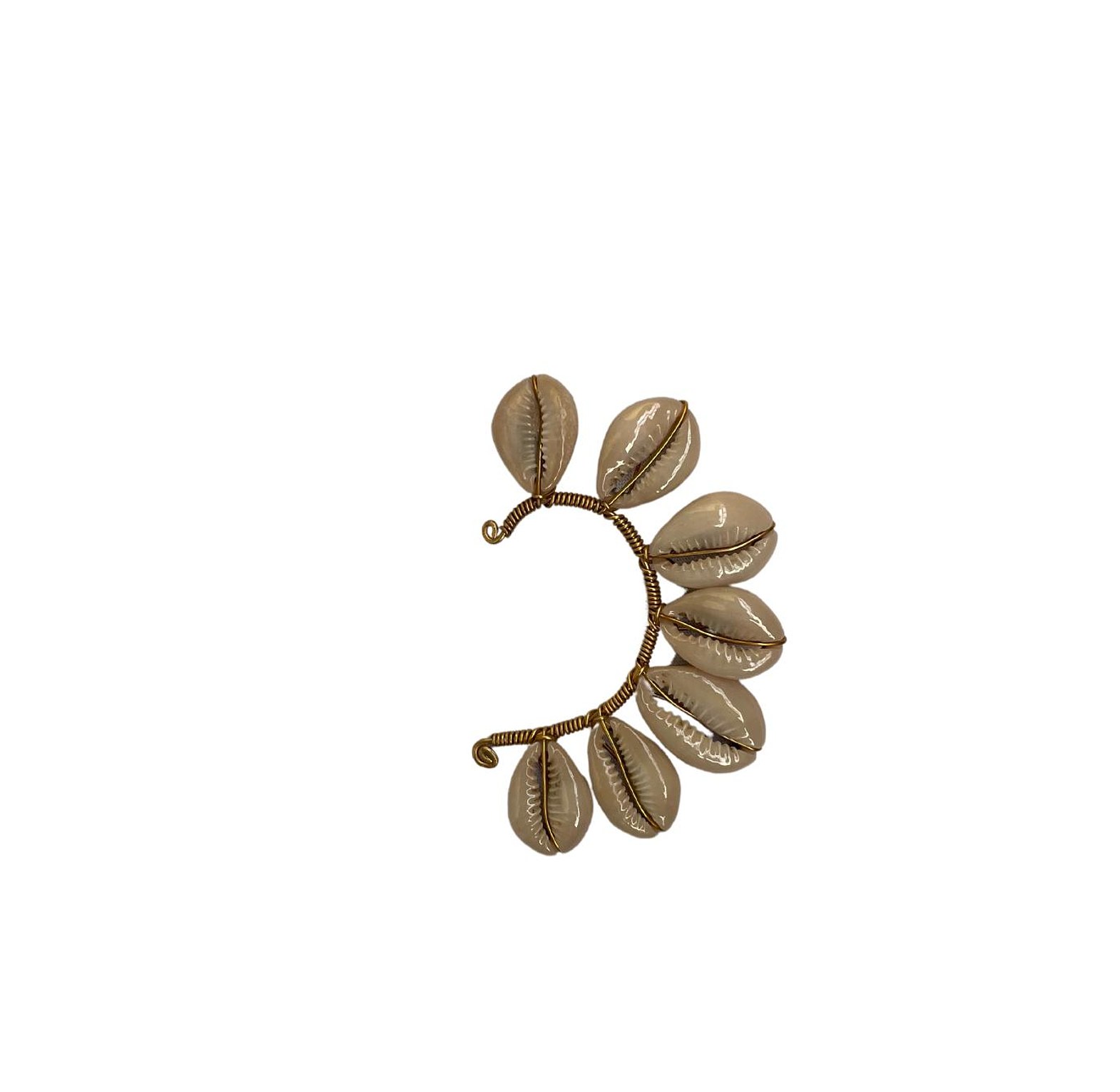 Cowrie Shells Ear Cuffs image