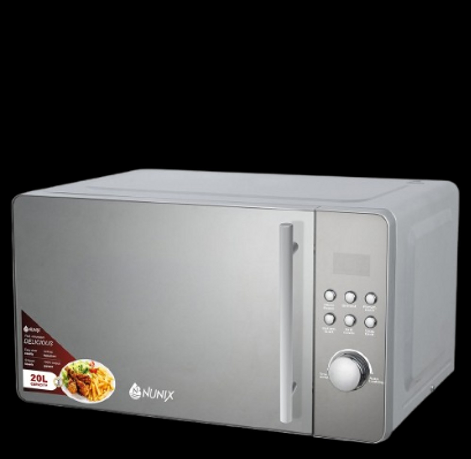 Microwave. 20 litres Nunix  digital microwave with grill  image