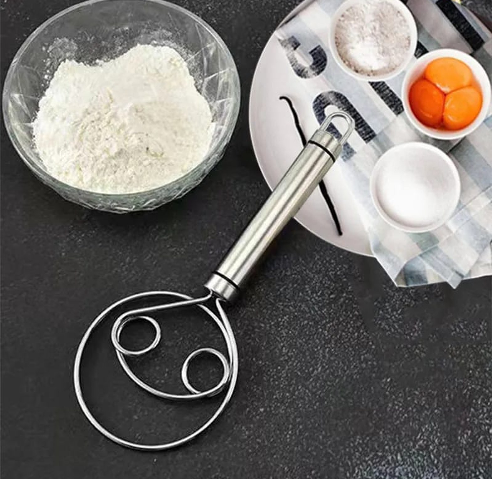 Stainless Steel Dough Whisk Egg Mixer image