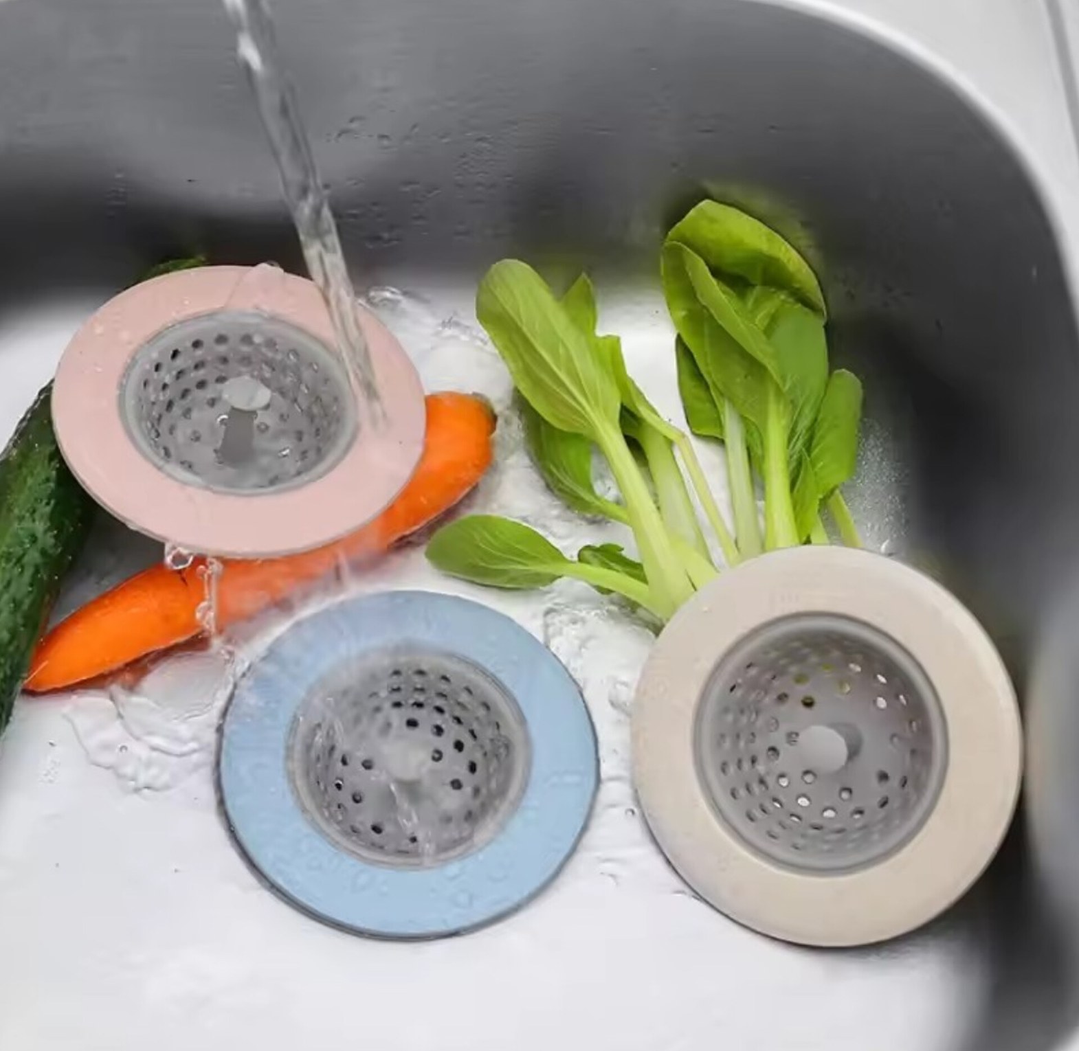 Silicone Kitchen Sink Strainer Drain Filter Stopper image