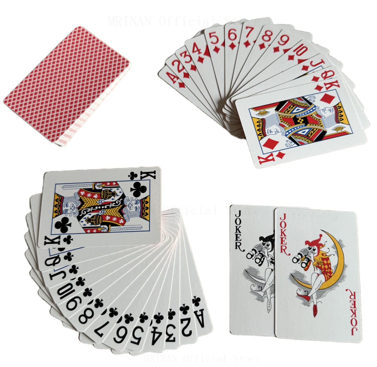 Poker Paper Playing Cards Game Playing Card Set - 54 Cards image