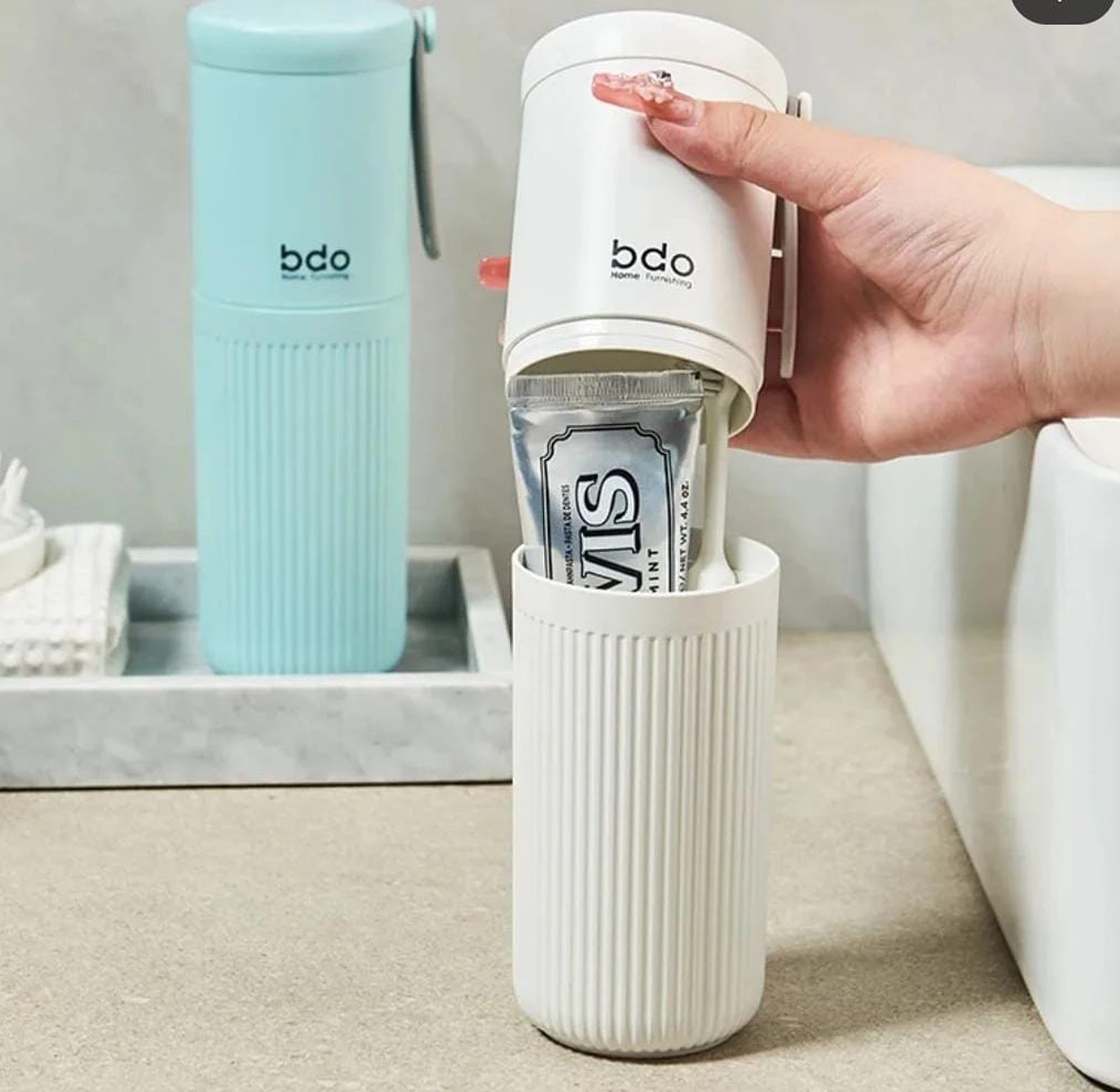 Travel toothbrush holder image