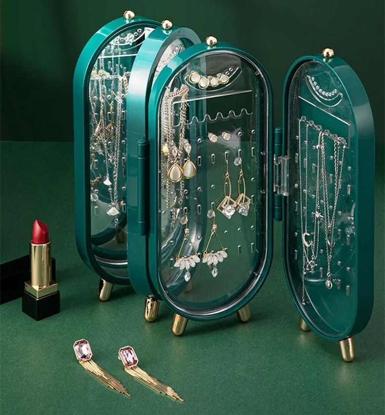 Foldable Vintage Jewelry Display Rack / Organizer image