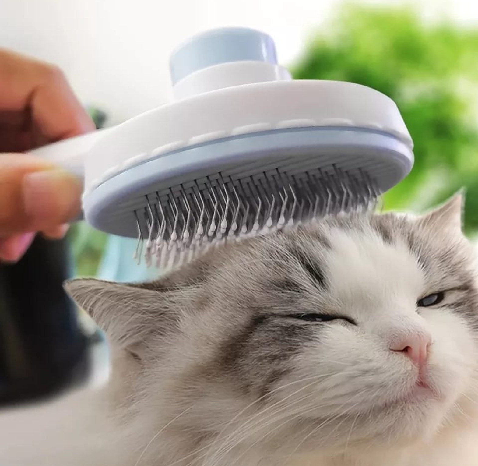 Self-Cleaning Pet Comb image