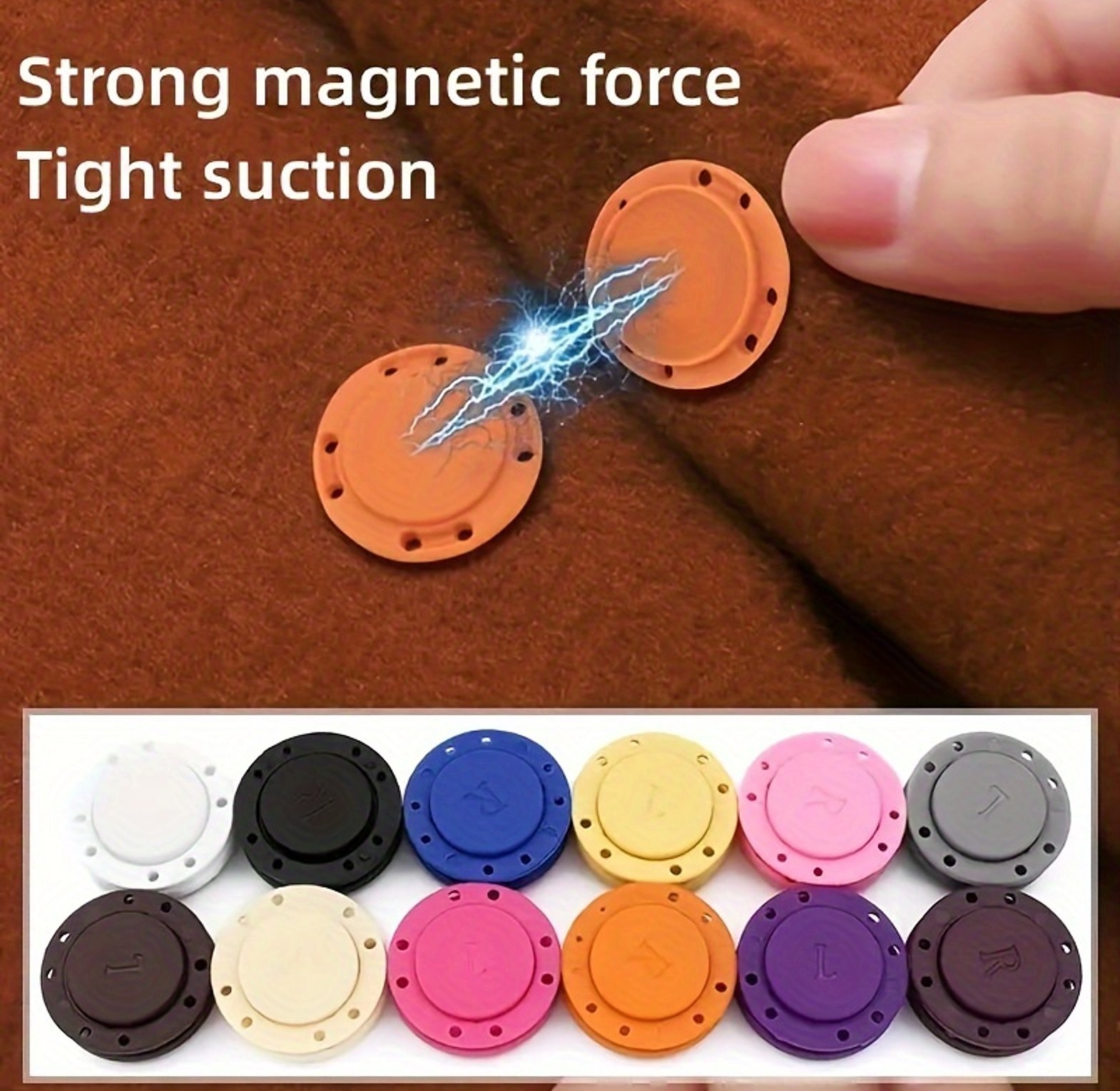 Pair of Magnetic Clothes Buttons image