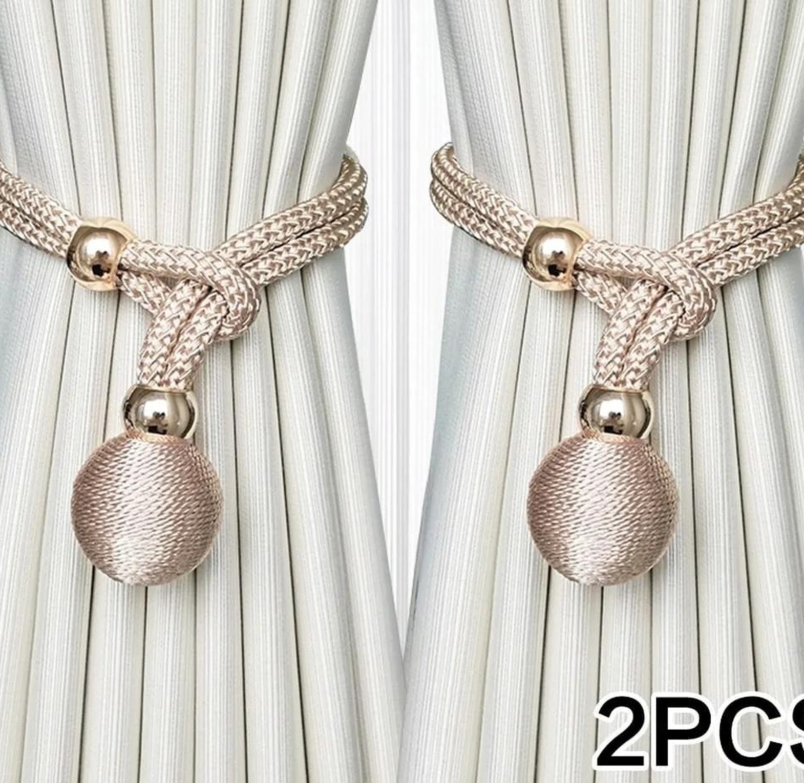 A Pair of Curtain Tie backs/Straps image