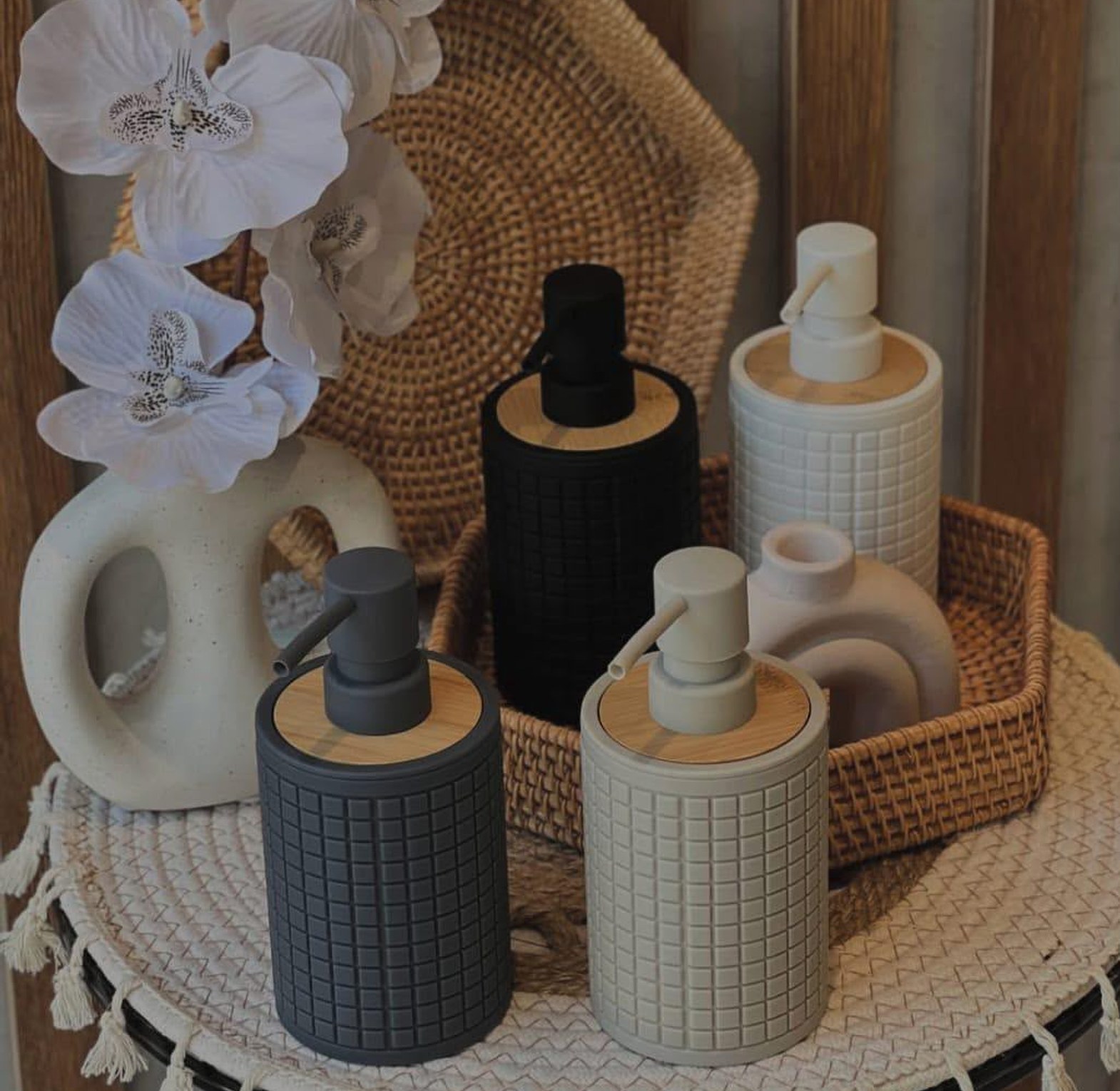 Bamboo Luxury Lotion Pump Bottle image