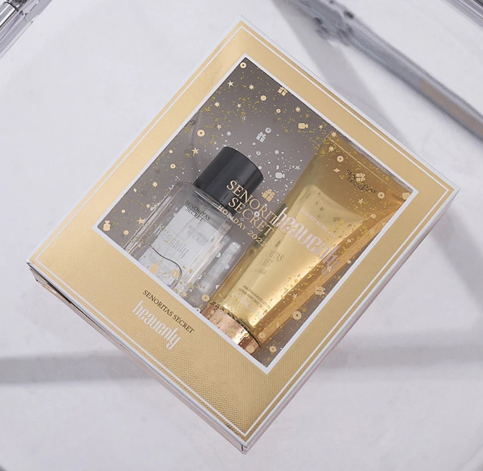 Senoritas Secret Heavenly Perfume Gift Set 100ml Fragrance Lotion & 75ml Perfume image