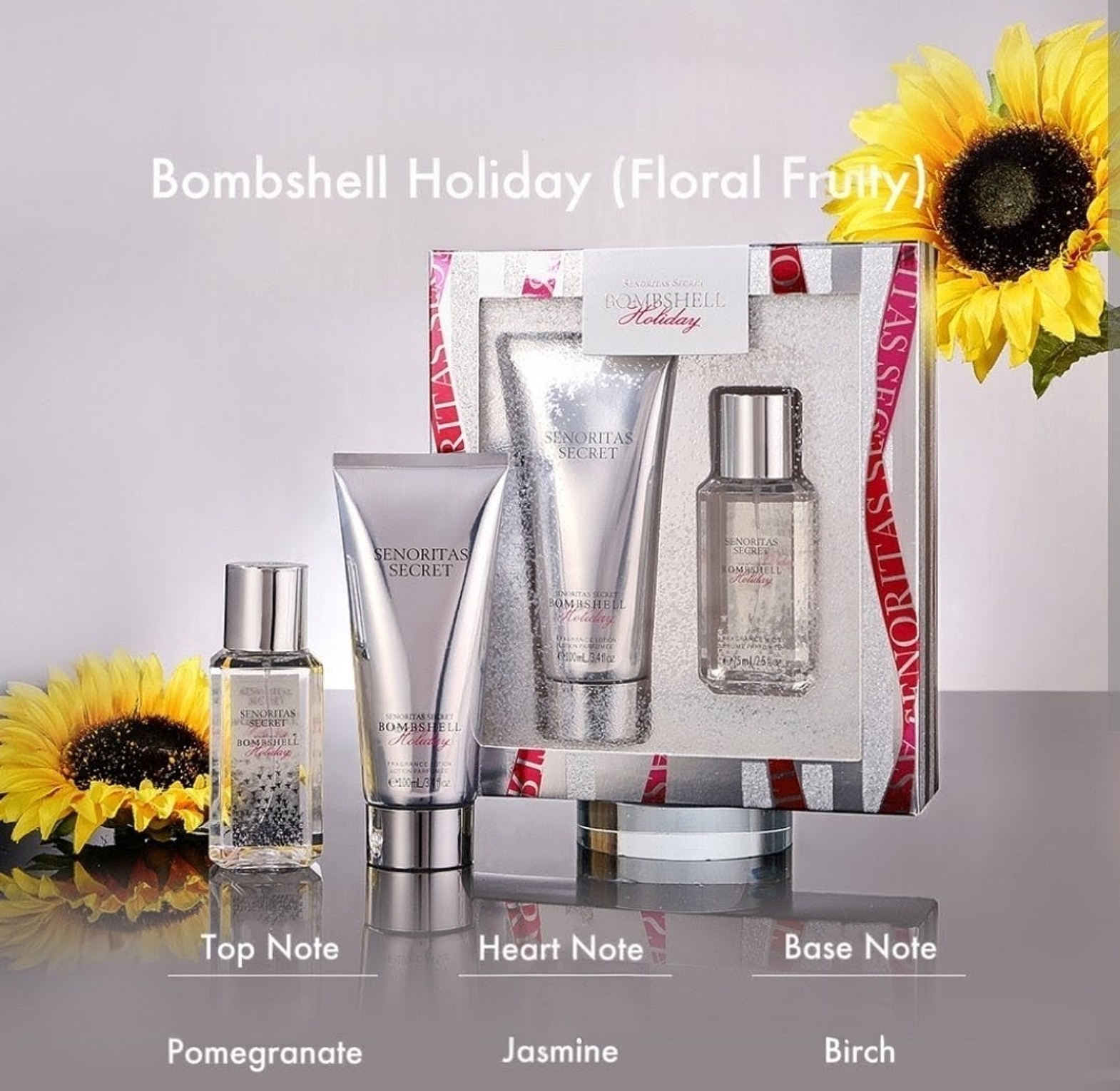 Senoritas Secret Bombshell Holiday Gift Set with 100ml Fragrance Lotion & 75ml Perfume  image