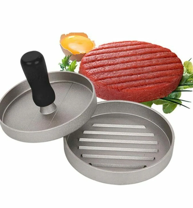 Heavy-Duty Non-Stick Aluminum Alloy Burger Patty Press image