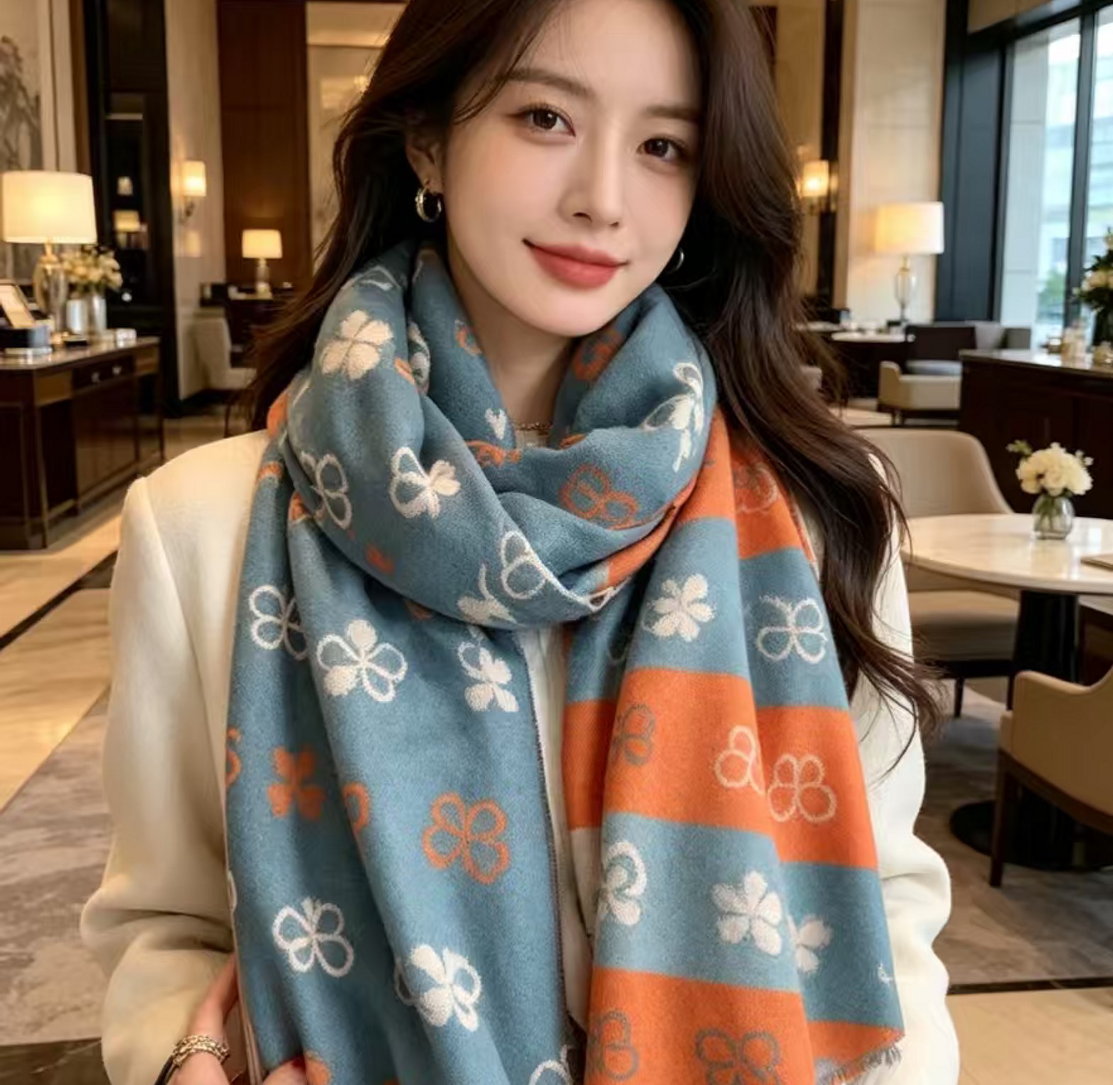 Cashmere scarves image