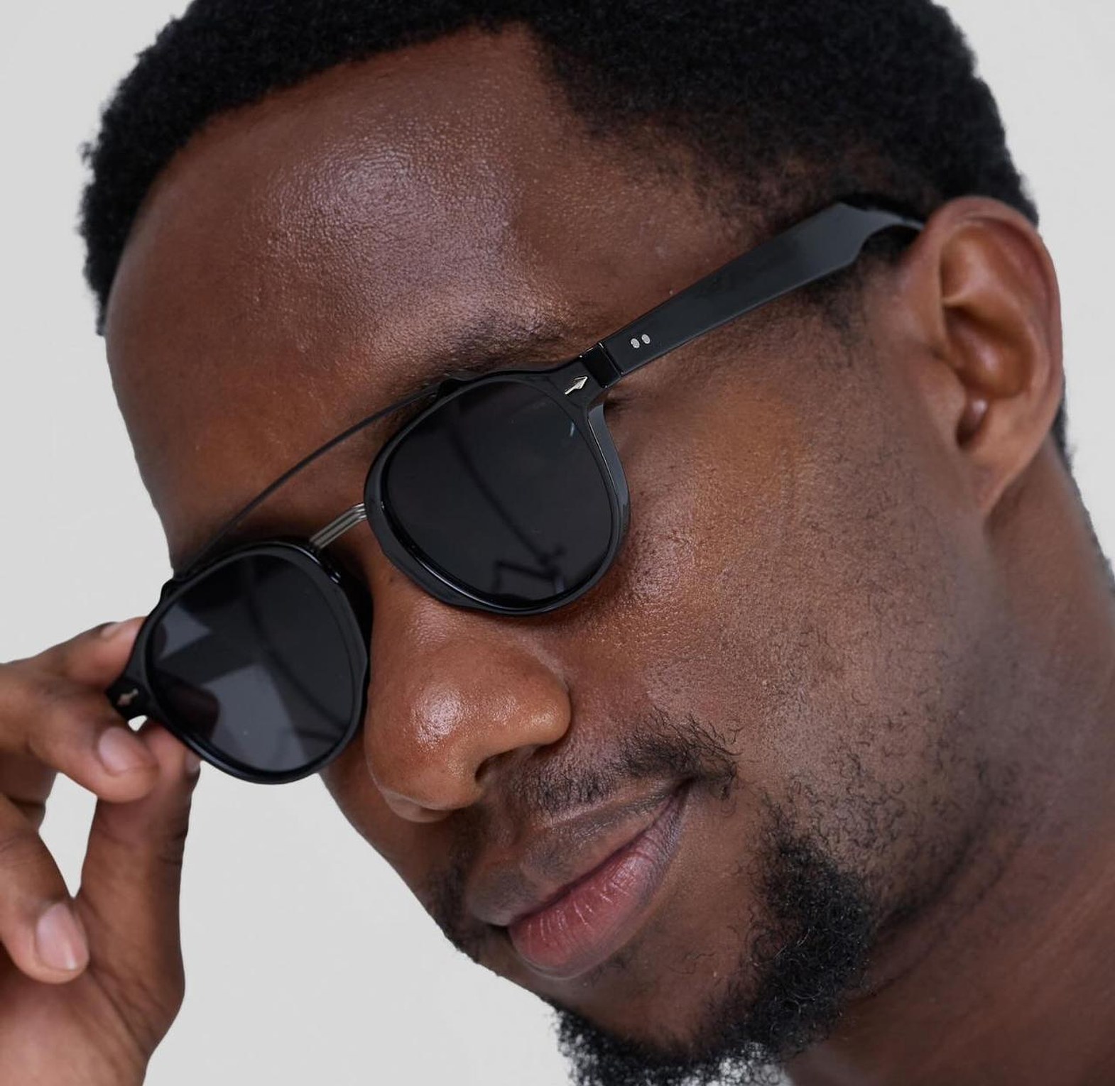 Moscot aviator all black  image
