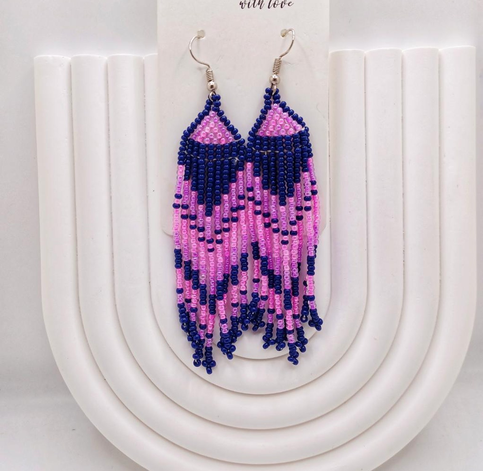 02 Beautiful handmade beads earrings image