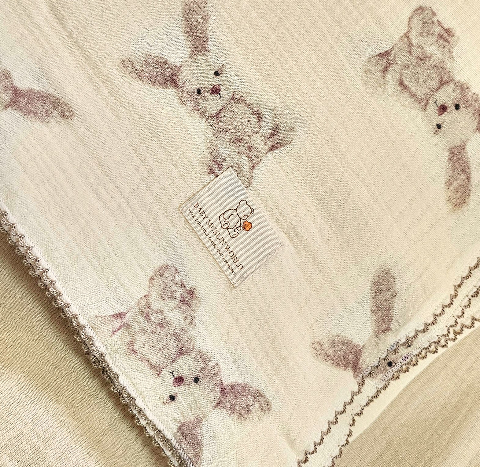 Premium 4-Layer Muslin Blanket image