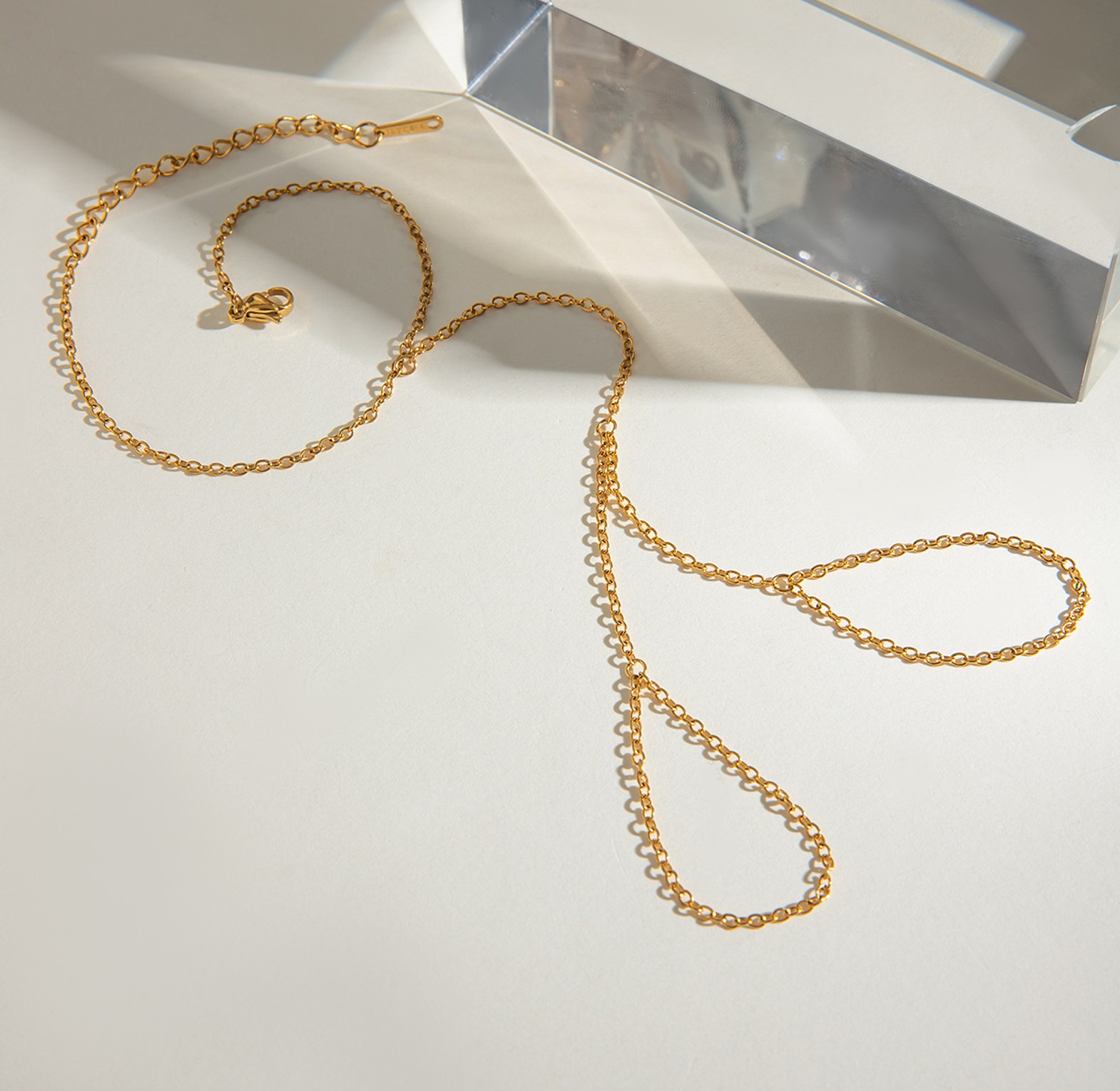 Mystic Aura Hand Chain Bracelet image